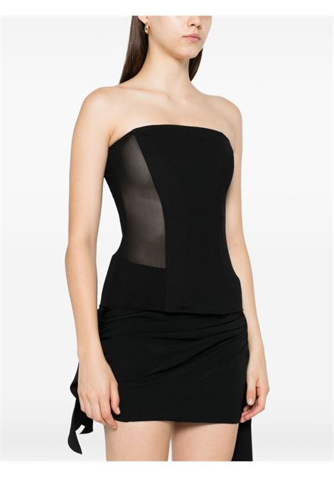 Corsetto in mesh senza spalline in nero Alex perry - donna ALEX PERRY | T0261PF25BLK